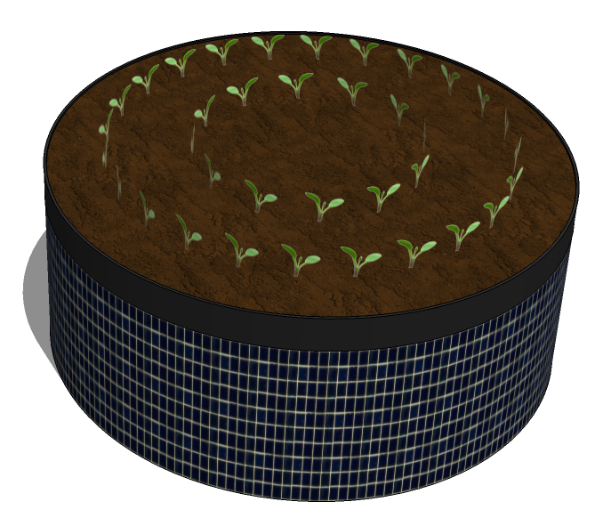 Round Garden Beds - 2 ft high