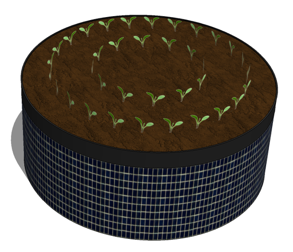 Round Garden Beds - 2 ft high