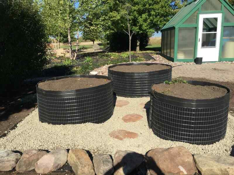 Round Garden Beds - 2 ft high
