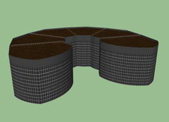 Foldout U-Shape, Cozy Size